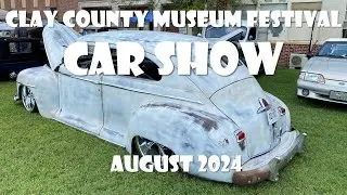CAR SHOW – Clay County Museum Festival Car Show - Celina, Tennessee – August 2024 – Hot Rods