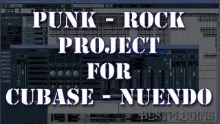 Punk-Rock project for Cubase/Nuendo - All freeware except drum instruments