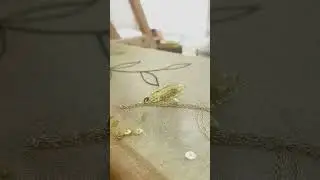 Так красиво розпускається  тамбурна вишивка✨