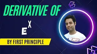 Differentiation of e^x  by first principles class 12th MATHS CBSE