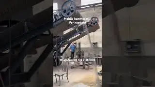 Low cost mobile hammer crusher mill,rock grinder,concrete stone sand making machine factory price