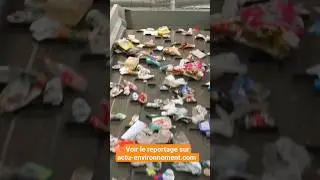 Des tonnes de déchets triées par des robots