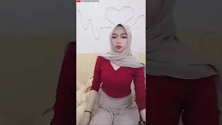 Bigo live hot jilbab cantik baju merah pesona baru 