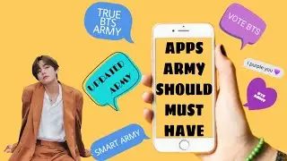 Apps every BTS ARMY Should Must Have | How  To Support BTS | Vote For BTS |