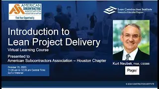 Introduction to Lean Project Delivery