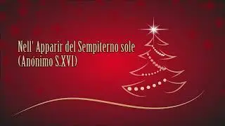 Nell' Apparir del Sempiterno Sole