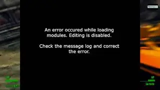 FNVEdit tutorial - An error occured while loading modules.