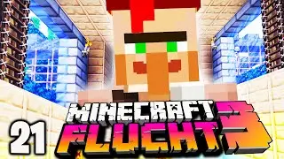 LACHANFALL wegen unseren Dorfbewohnern! ☆ Minecraft: Flucht 3 #21