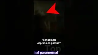 ¿Ser sombra captado en parque? 