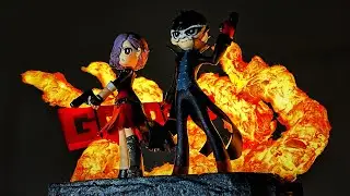 How to make PERSONA 5 Tactica Exploding Fire Diorama