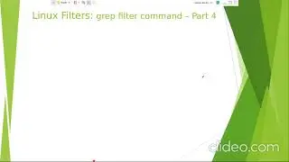 Linux grep filter command: part 4