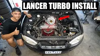 TURBO Install on the 4G15 Mitsubishi Lancer Part. 2