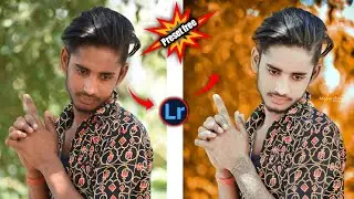 lightroom orange tone photo editing!! how to edit orange tone photo in lightroom!!
