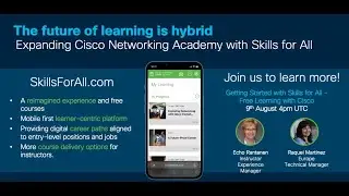 Getting Started with Skills for All - Free Learning with Cisco