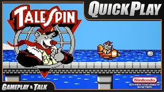 TaleSpin (NES) | Gameplay and Talk Quick Play #61 - Full Playthrough