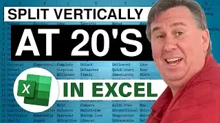 Excel - Excel Tutorial: How to Split Words into 20 Characters in Excel (No Wrap Text) - Episode 1102