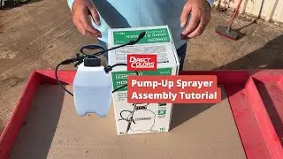 Setting Up Pump Sprayer for Stain Application