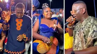 Watch what Segun Johnson did to Lateef Adedimeji & his wife, Bimpe Oyebade at the premiere of Lisabi