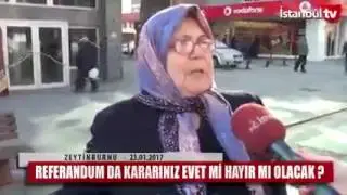 Sokak röportajında teyzeden muhteşem hayır cevabı!