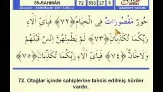 Abdülkadir Şehitoğlu Hatim RAHMAN sayfa 533