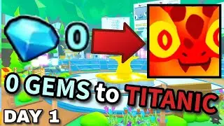 NOTHING to TITANIC in Pet Simulator 99! Day 1