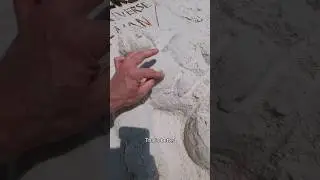 how to make a custom He-Man sand sculpture #mastersoftheuniverse #beachlife
