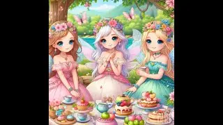 Fairies' tea party（妖精さんたちのお茶会）