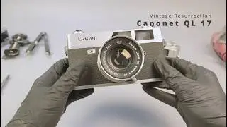This is 1965 Canonet Ql17 Film camera