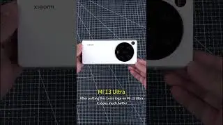 After putting this Leica logo on MI 13 Ultra,it looks much better.
