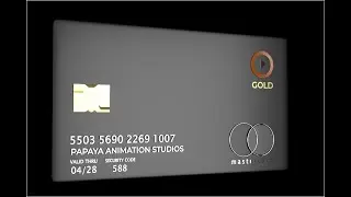 FREE DOWNLOAD 3DMODEL - CREDIT CARD - (FBX)