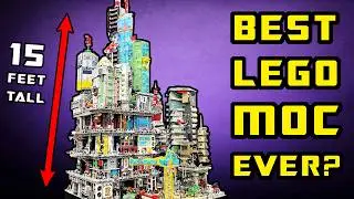 The BEST LEGO MOC Ever Made? - HUGE Cyberpunk City