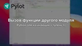 Вызов функций другого модуля