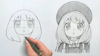 How to draw Anya Forger | How to draw Anya Forger - Spy×Family