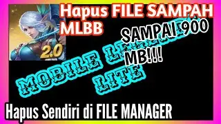 🆙Cara Mengecilkan Data Mobile Legend,Data ml lite 2020