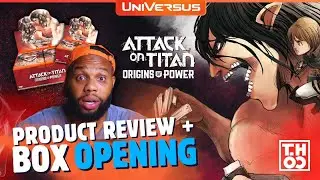 THESE CARDS LOOK DOPE!!! ATTACK ON TITAN: ORIGINS OF POWER BOX OPENING AND PRODUCT REVIEW