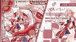 PLP FILE 💌 || LOGO ANIME [ YAE MIKO ] ♻️  || KEREN NO PASARAN 📥 CANDY STYLE.✨