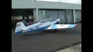 Zlin 326M HA-TRI Nyíregyháza Airport