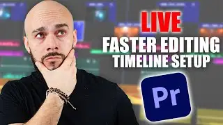 How I Organize My Premiere Pro Timeline for Speed & Clarity | Live Replay