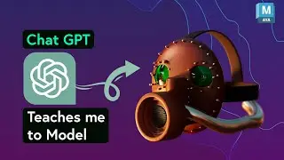 Following a 3D Modeling Guide Written by ChatGPT / Maya 3D Model