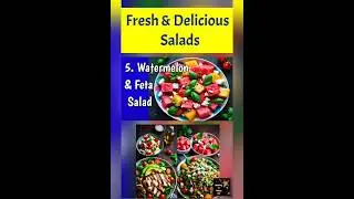 Cool Salads For Summer #healthynhappylife #salad #summer