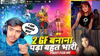 2 GF BANANA PADGAYA MEHENGA😱 2 GF FIGHTING FOR ME😱 WHO WON??