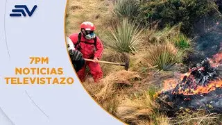 25 emergencias activas de incendios se reportan en Cotopaxi, Azuay, Pichincha y Guayas | Televistazo