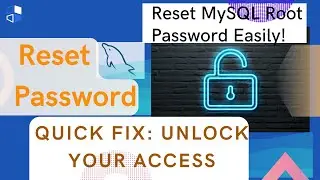 How to reset MySQL Workbench Root Password on Windows | Without Old Password 🔑| 100% Success | 2024🔥