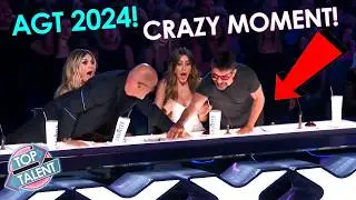 Golden Buzzer Gone WRONG❗Simon Cowell v Howie on LIVE TV AGT 2024!! 😳