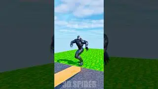 Bridge Challenge: Spider Girl vs Venom vs Batman  #spiderman #gta