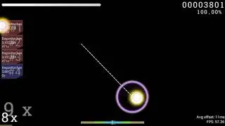 osu!droid | how fast Can you jump ×1.10 1hand fc ??????