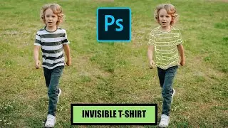 Invisible T-shirt | Photoshop Tutorial | Glass effect in Photoshop