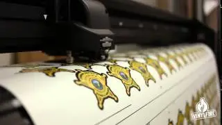 Sheriff Stickers Being Cut - VinylFire.com