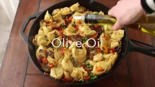 Cheesy Pan Fried Tortellini