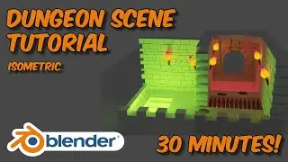 Dungeon Scene in Blender -  3D Modelling & Rendering  Tutorial